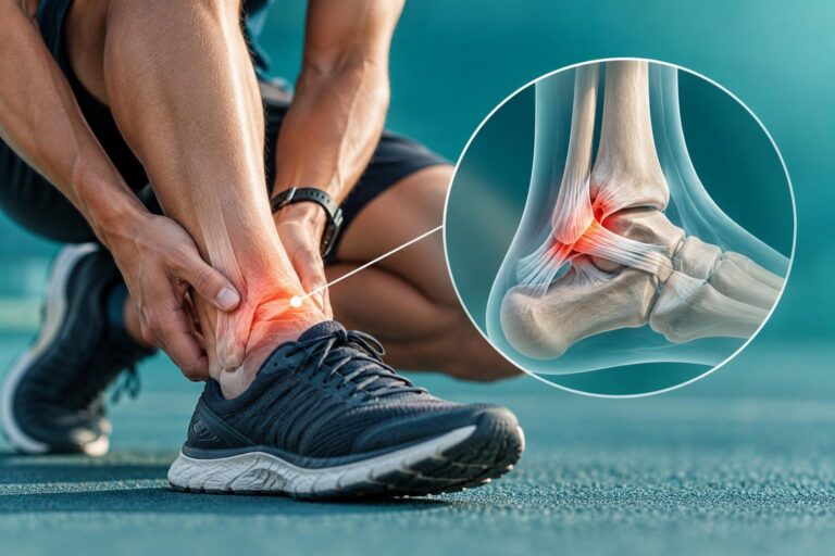 esguince de tobillo deportista dolor ligamento lateral